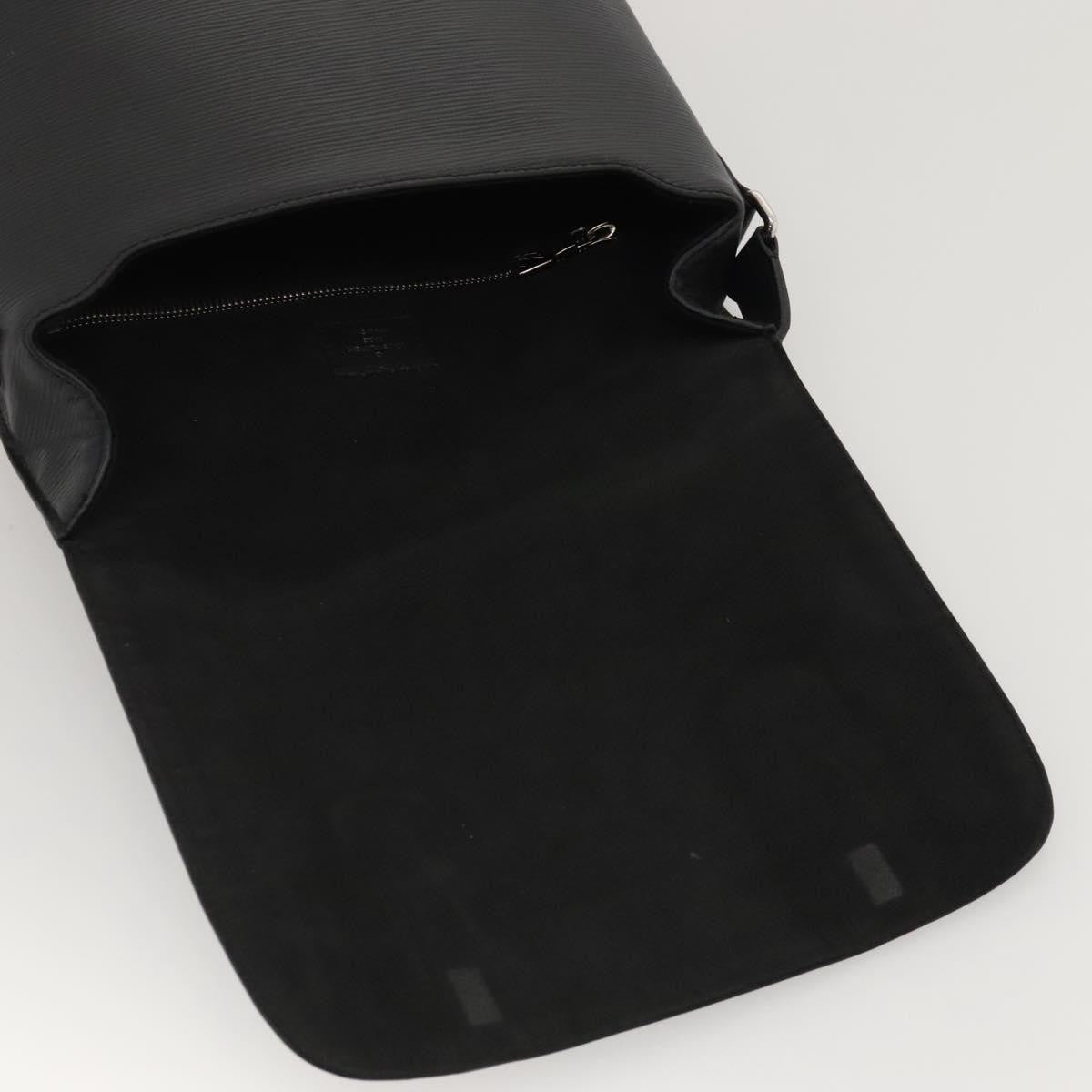 Louis Vuitton Harrington Messenger Bag Epi Leather, BLACK, LEATHER, Crossbody bag