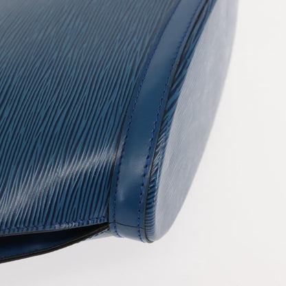 Louis Vuitton Saint Jacques Handbag Epi Leather, BLUE, LEATHER, Shoulder bag
