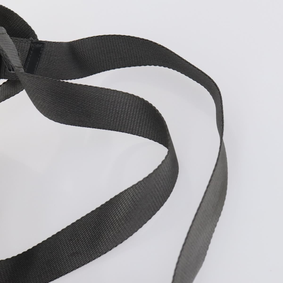 Prada Double Front Pocket Backpack Tessuto, GRAY, NYLON, Backpack