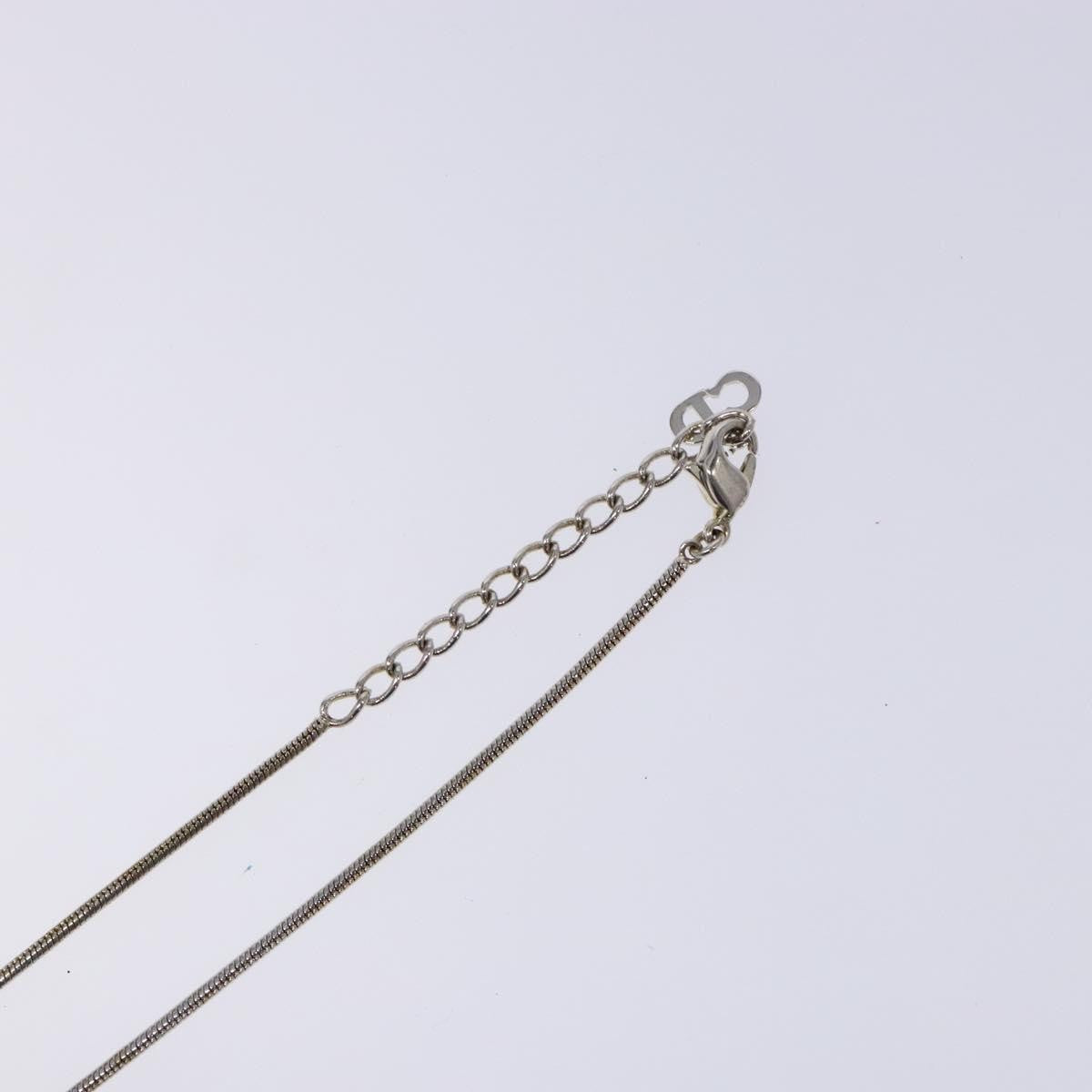 Christian Dior CD Logo necklace Metal, SILVER, METAL, Necklace