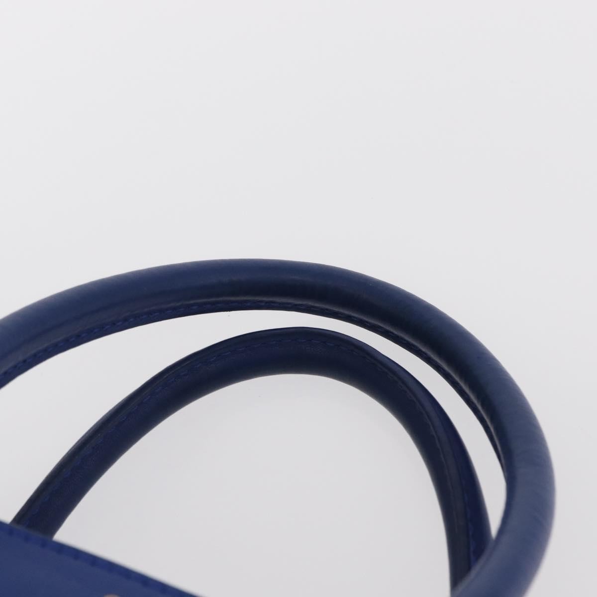 Celine Luggage Bag Smooth Leather, BLUE, LEATHER, Handbag