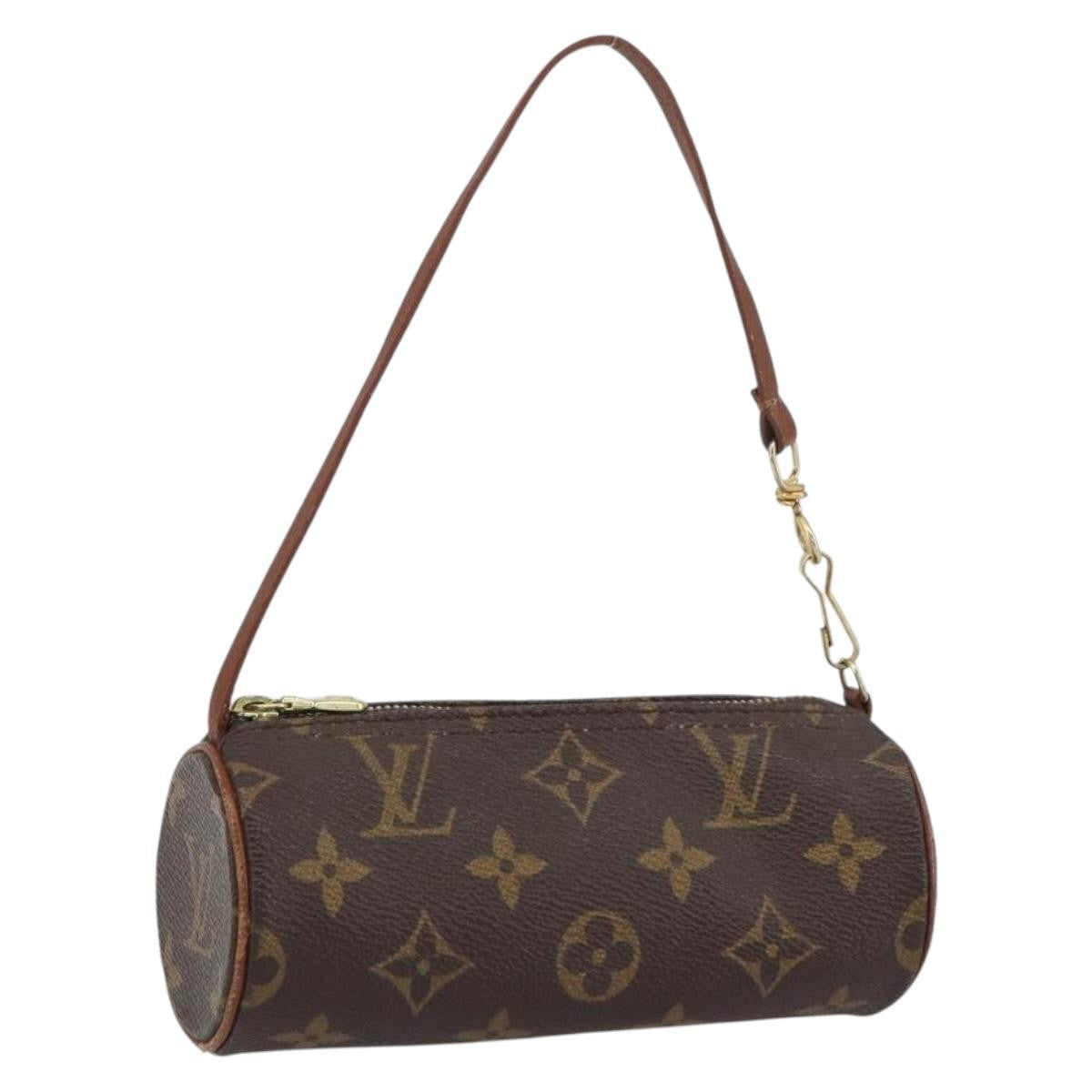 Louis Vuitton Papillon Pochette Monogram Canvas, BROWN, CANVAS, Clutche & pouche
