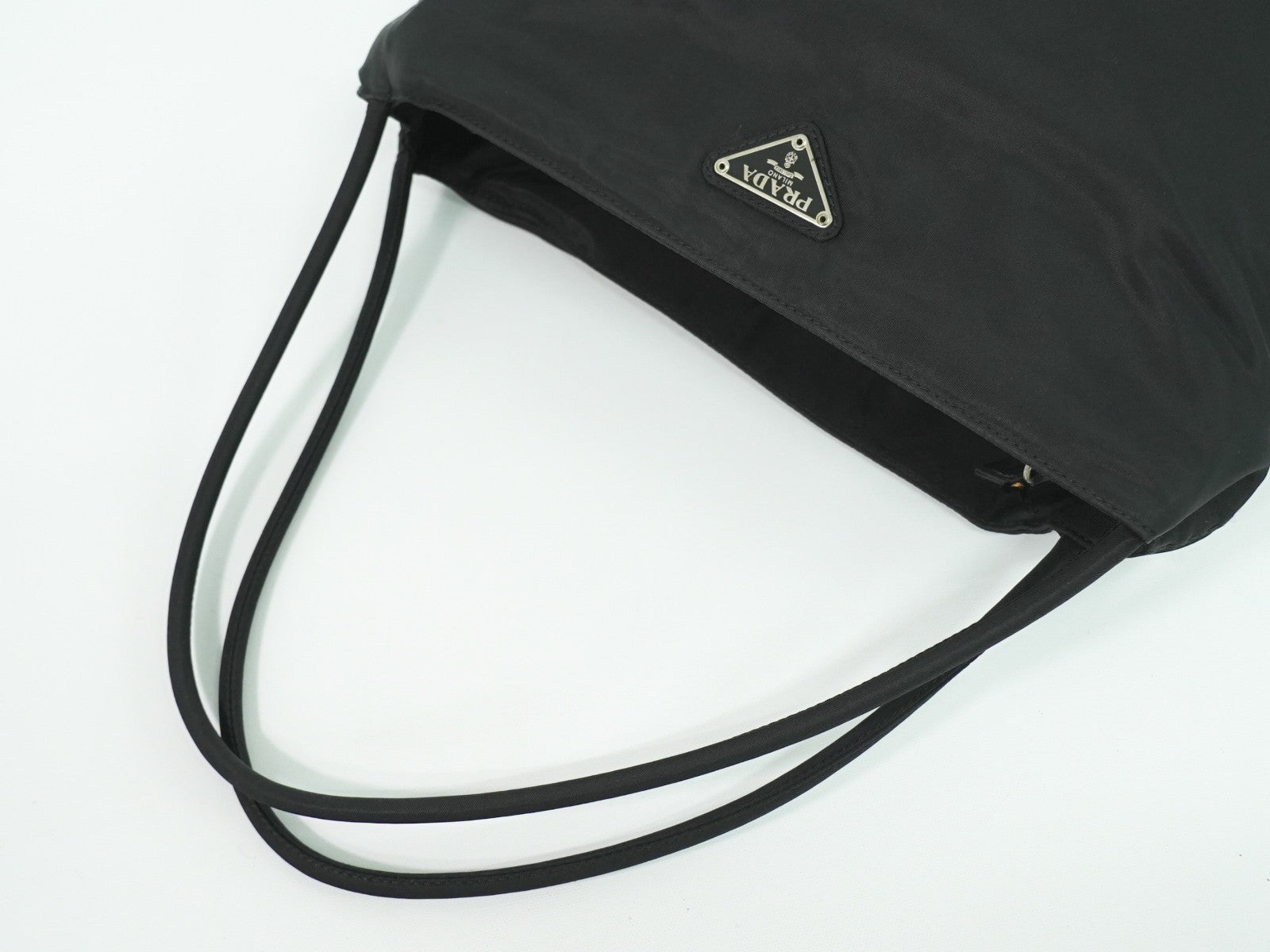 Prada Vintage Tote Tessuto, BLACK, NYLON, Tote bag