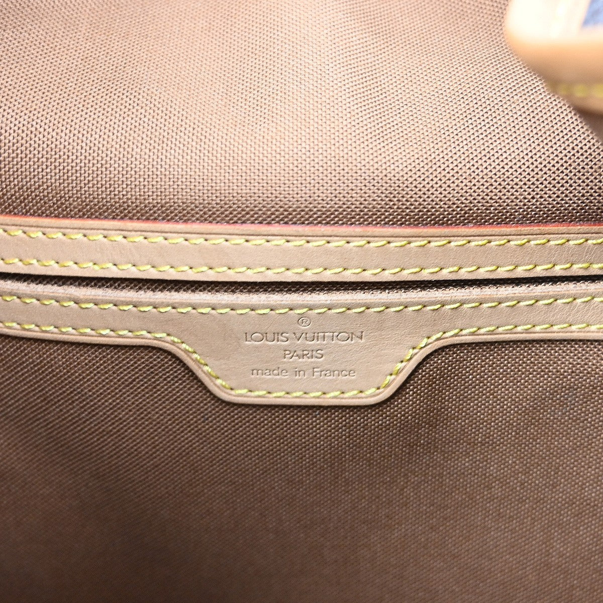 Louis Vuitton Vintage Montsouris Backpack Monogram Canvas, BROWN, CANVAS, Backpack