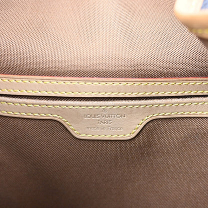 Louis Vuitton Vintage Montsouris Backpack Monogram Canvas, BROWN, CANVAS, Backpack