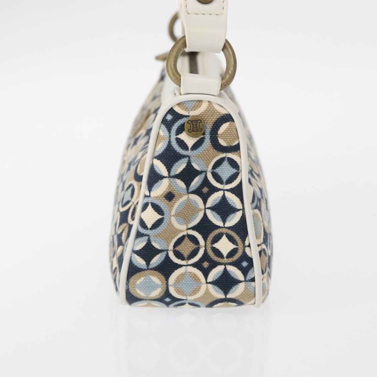 Celine Vintage Pochette Shoulder Bag Canvas, NAVY, CANVAS, Clutche & pouche