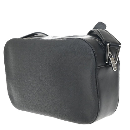 Loewe Anagram Shoulder Bag Leather, BLACK, PVC, Shoulder bag