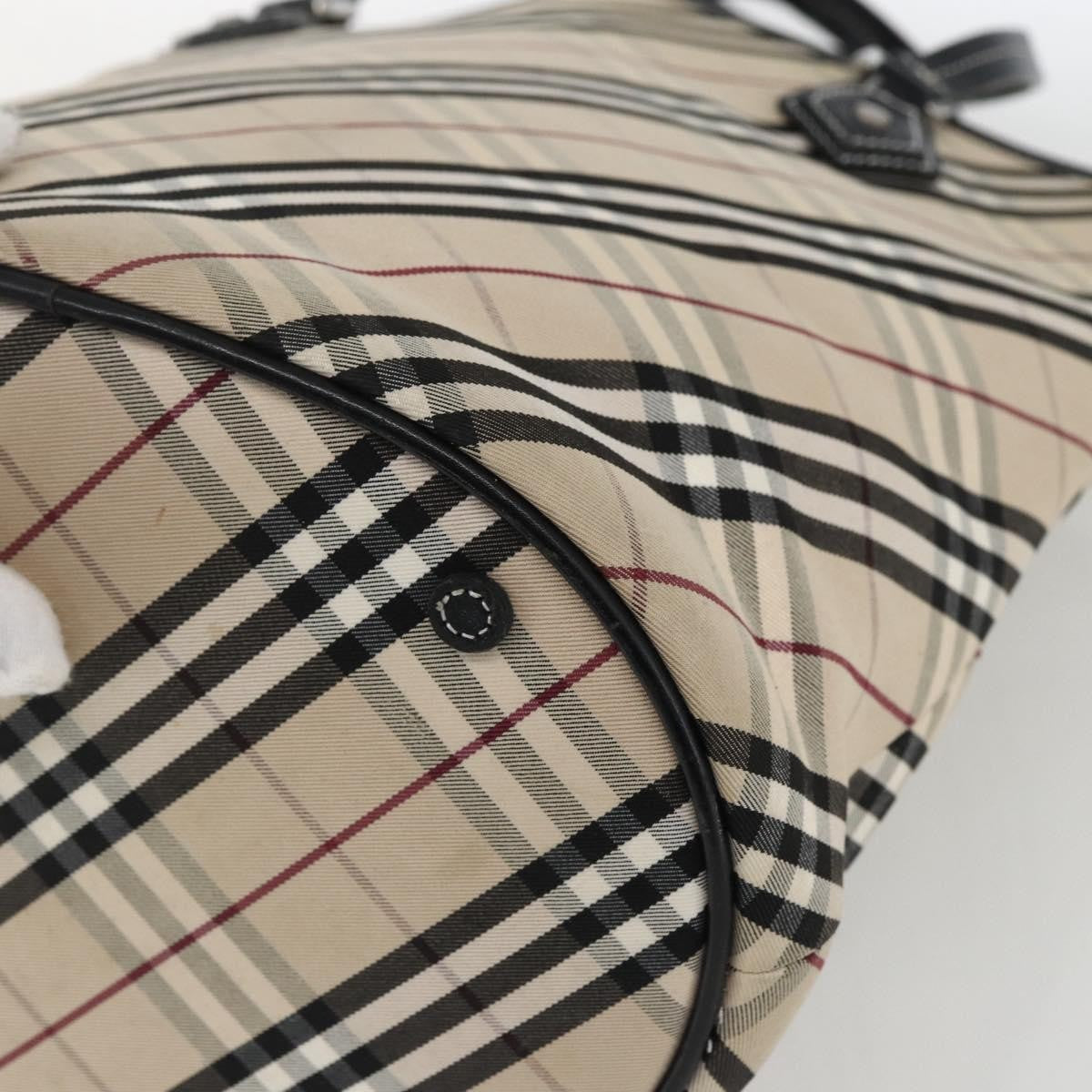 Burberry Nova Check Tote canvas check pattern, BEIGE, CANVAS, Tote bag