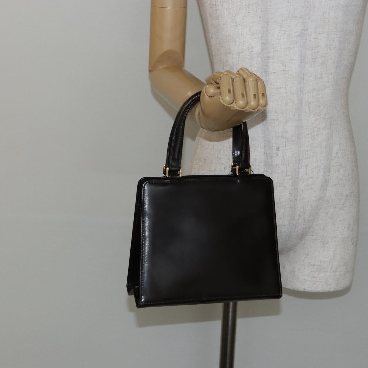 Fendi Vintage Top Handle Bag Leather, BROWN, LEATHER, Handbag