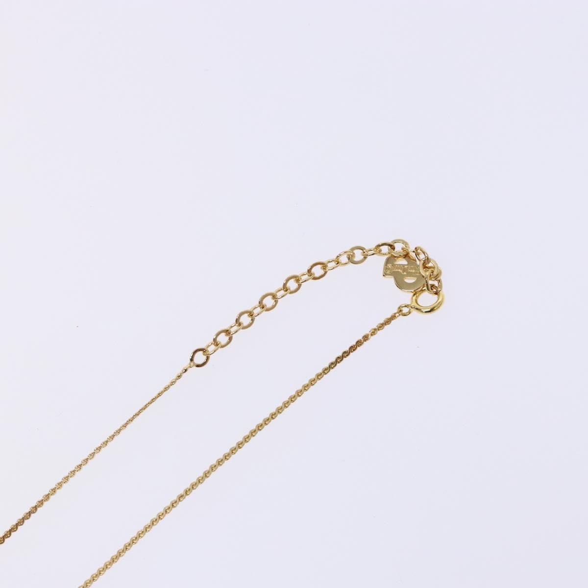 Christian Dior CD Round Pendant Necklace Metal, GOLD, METAL, Necklace