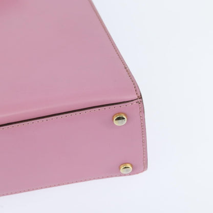 Celine Handbag Leather, PINK, LEATHER, Handbag