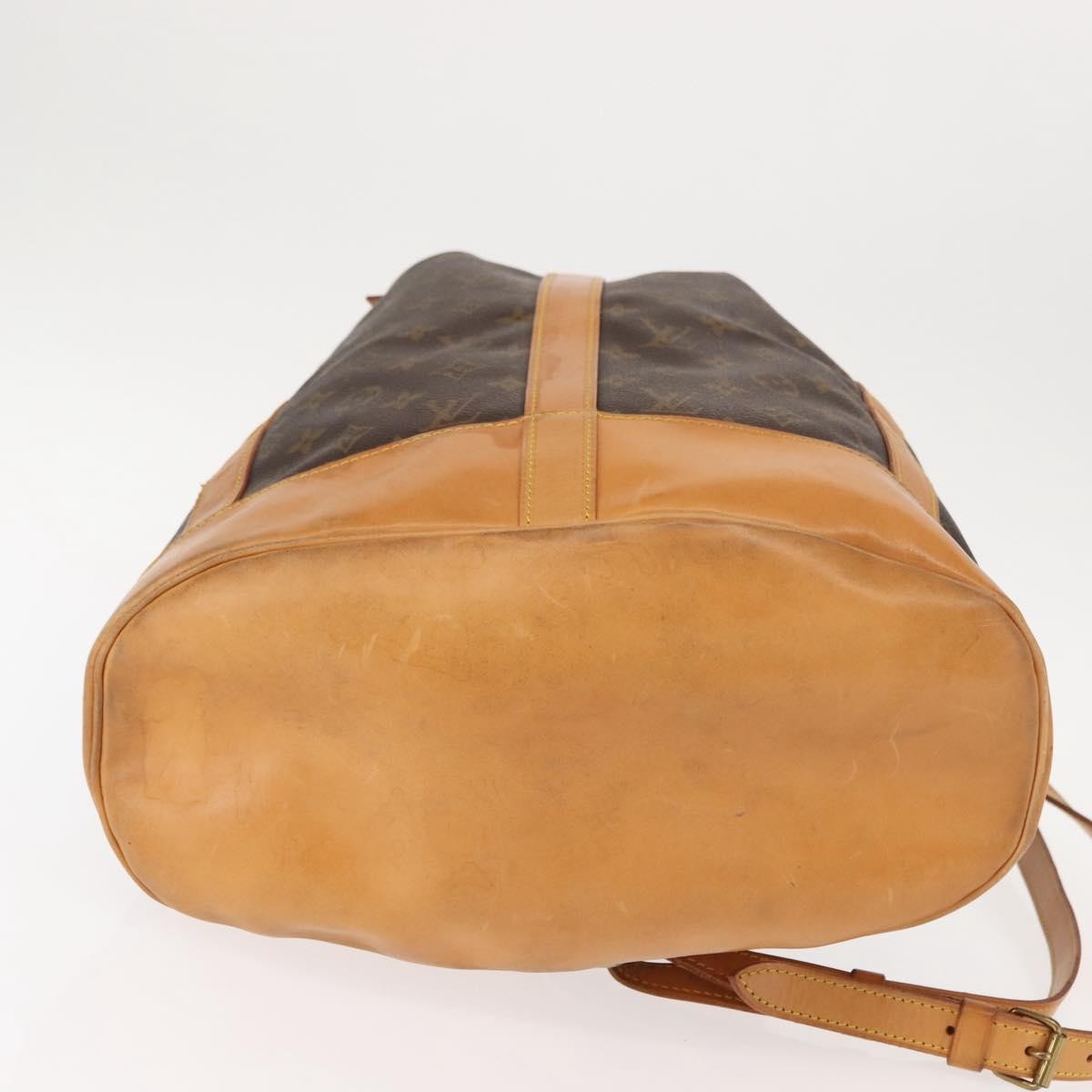 Louis Vuitton Randonnee Backpack Monogram Canvas, BROWN, CANVAS, Backpack