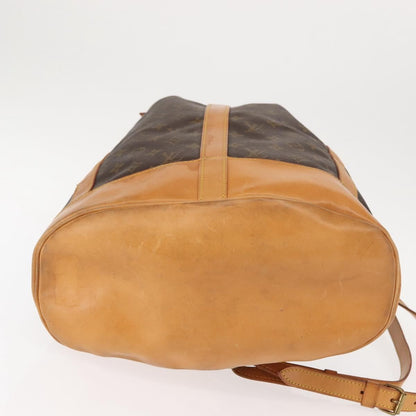 Louis Vuitton Randonnee Backpack Monogram Canvas, BROWN, CANVAS, Backpack