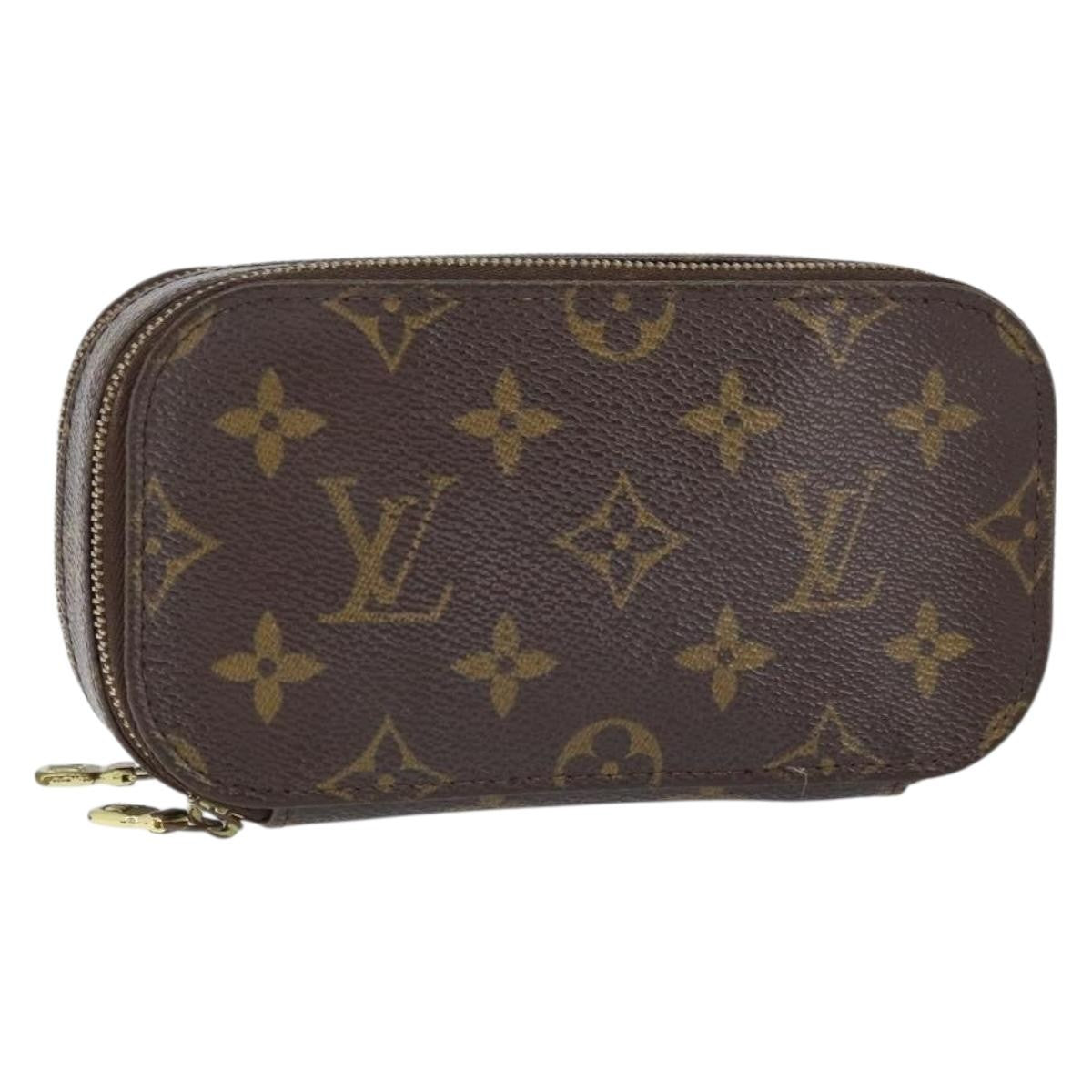 Louis Vuitton Pochette Accessoires Monogram Canvas, BROWN, CANVAS, Clutche & pouche