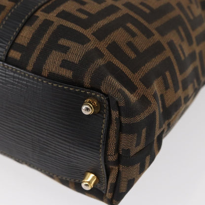 Fendi Zucca Tote bag Canvas, BLACK, CANVAS, Tote bag