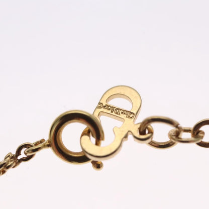 Christian Dior CD Pendant Necklace Metal, GOLD, METAL, Necklace
