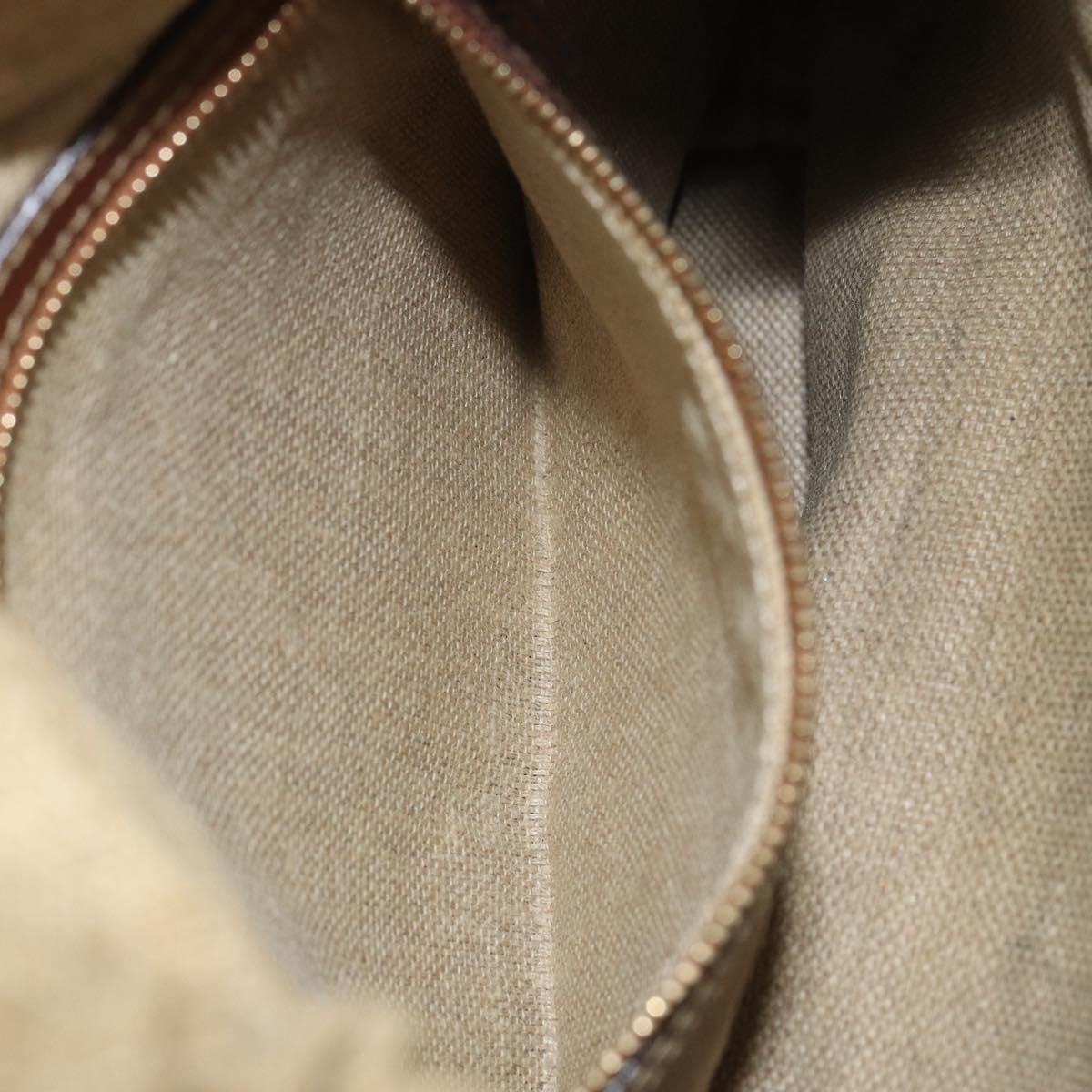 Gucci Vintage Bamboo Shoulder Bag Canvas, BEIGE, CANVAS, Shoulder bag