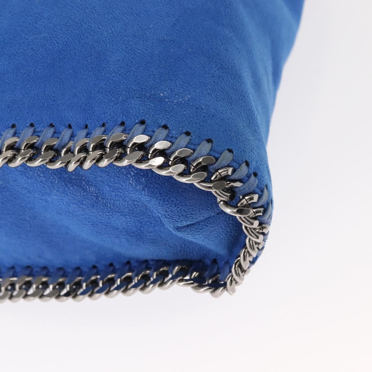 Stella McCartney Falabella Tote Shaggy Deer, BLUE, POLYESTER, Tote bag