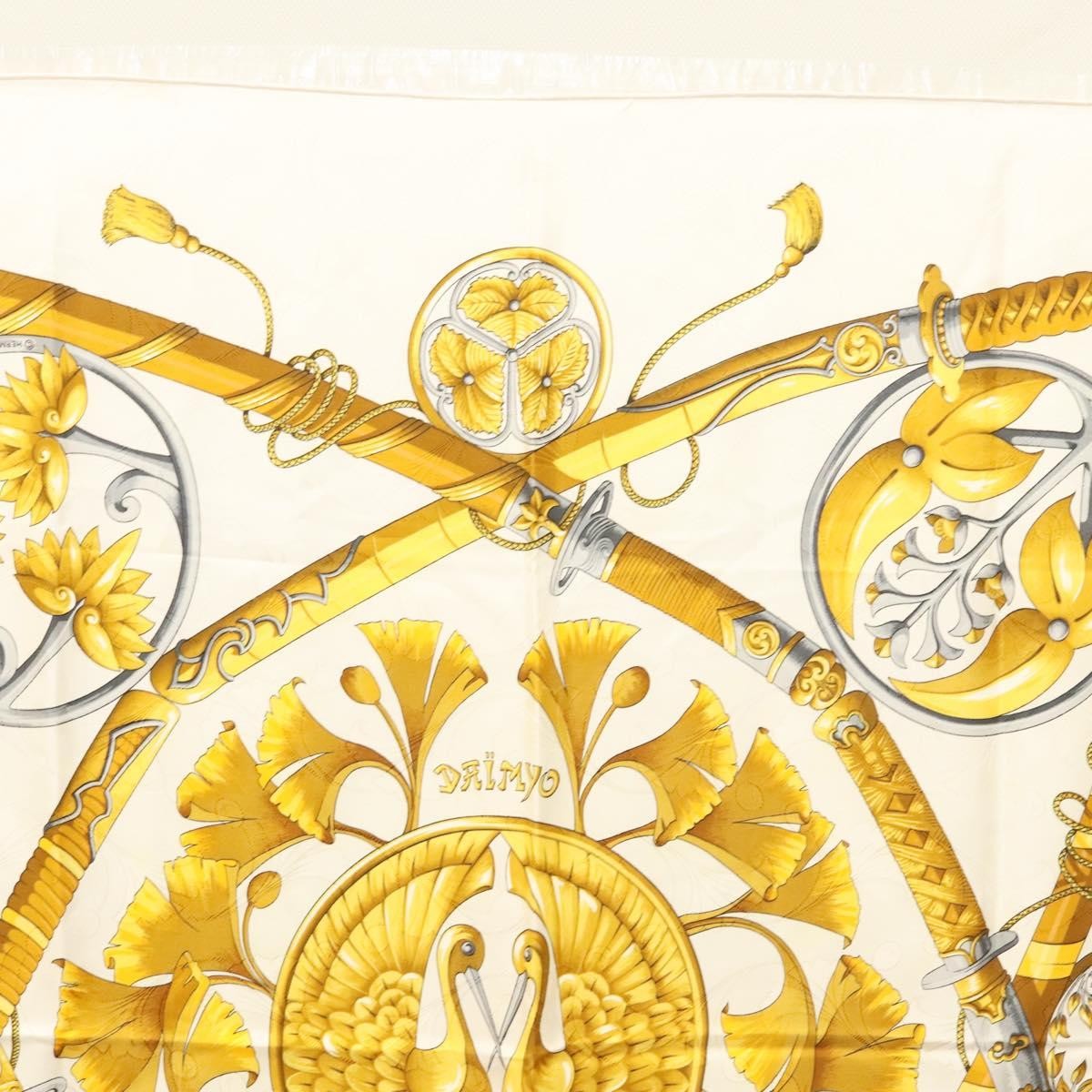 Hermes Carré 90 Silk multicolor, WHITE, SILK, Scarve & shawl