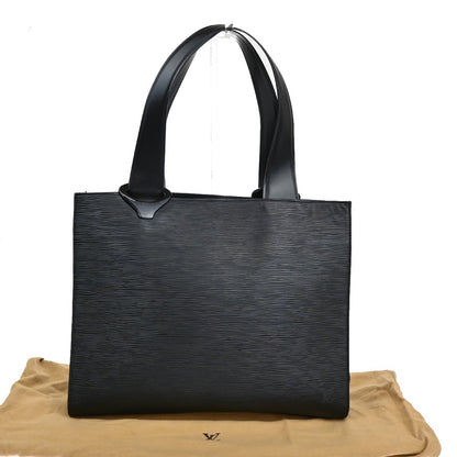 Louis Vuitton Z Gemeaux Tote Epi Leather, BLACK, LEATHER, Tote bag