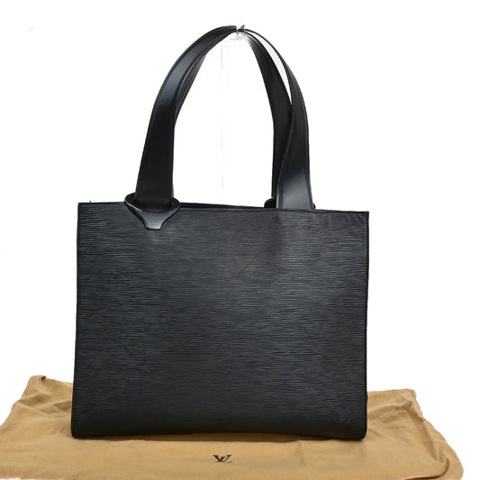 Louis Vuitton Z Gemeaux Tote Epi Leather, BLACK, LEATHER, Tote bag