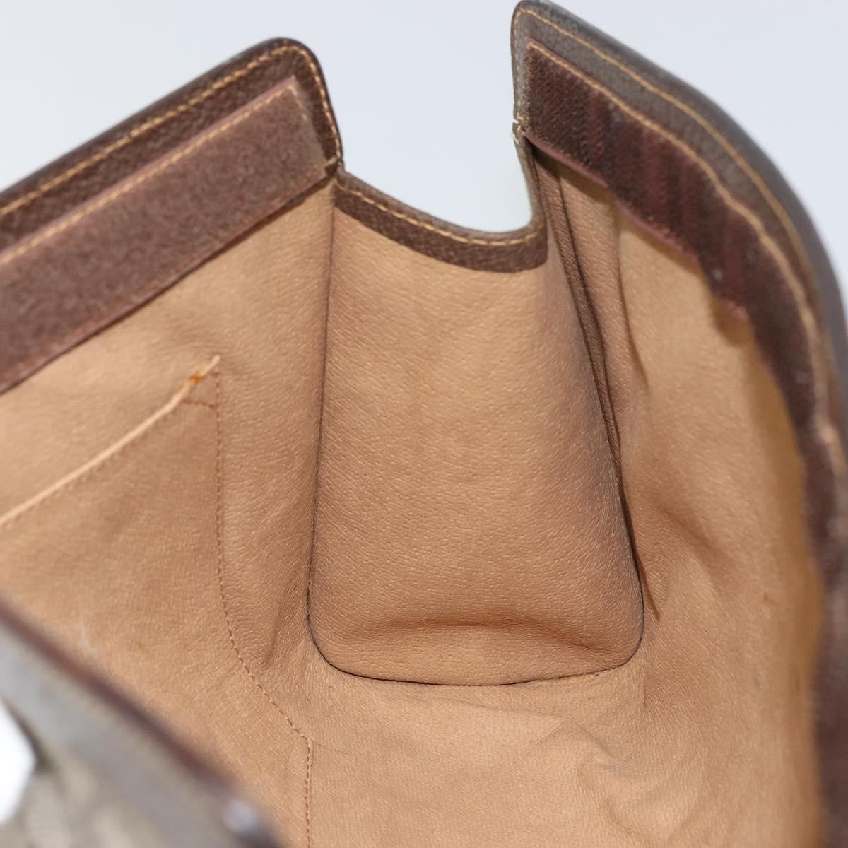 Gucci GG Supreme Clutch bag PVC, BEIGE, PVC, Clutche & pouche