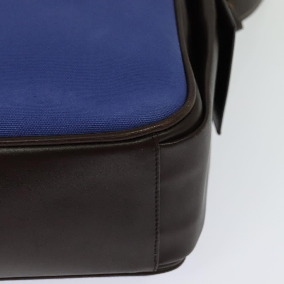 Prada Vintage Shoulder Bag Canvas, BLUE, CANVAS, Shoulder bag