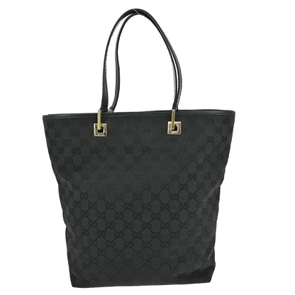 Gucci Eclipse Tote GG Canvas, BLACK, CANVAS, Tote bag