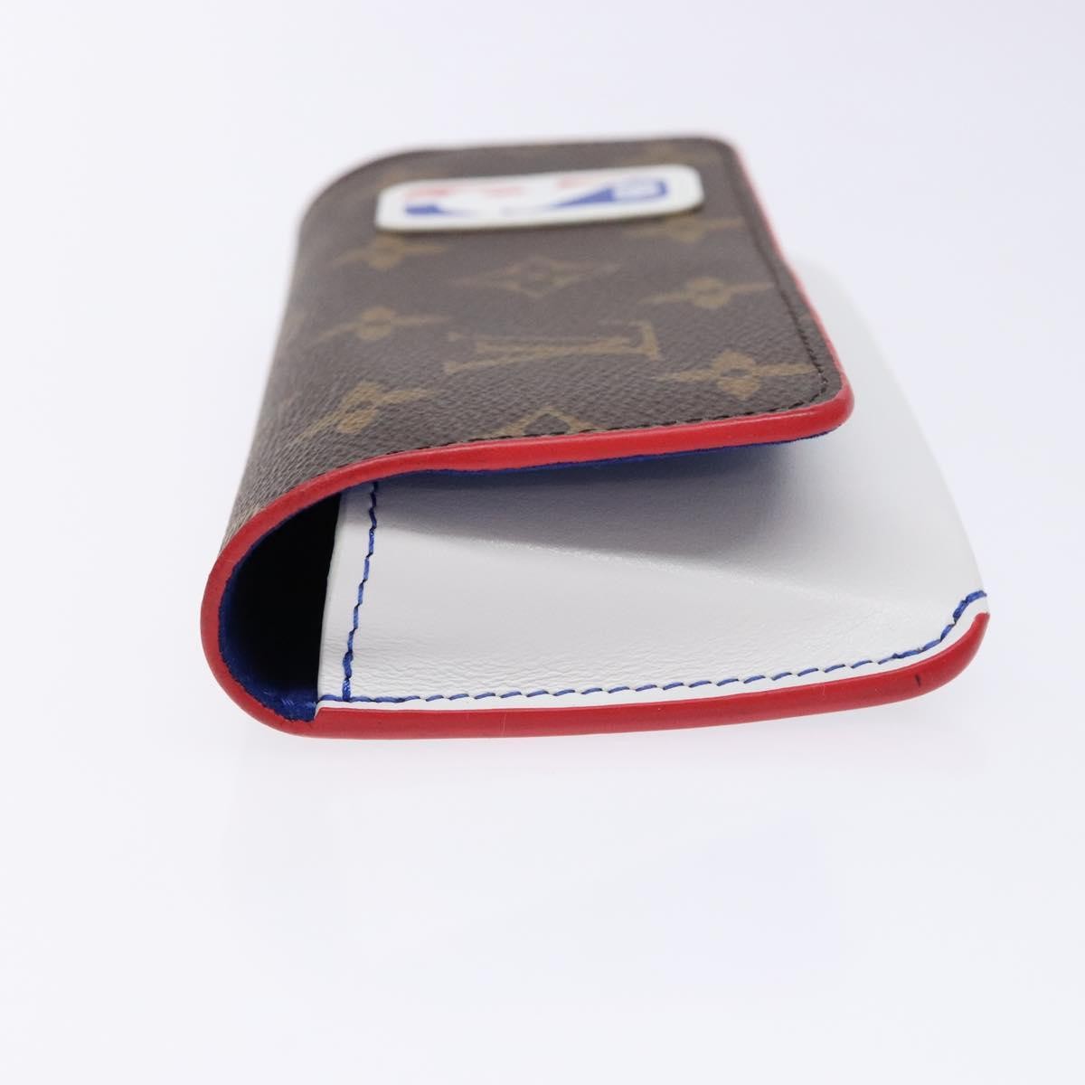 Louis Vuitton Nba Woody Glasses Case Monogram Canvas with Leather, MULTICOLOUR, CANVAS, Sunglasse