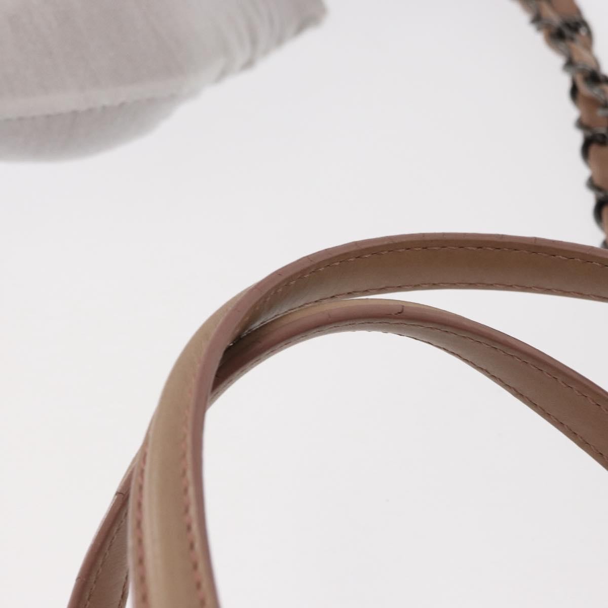 Chanel Easy Shopping Tote Quilted Calfskin, PINK, LEATHER, Tote bag