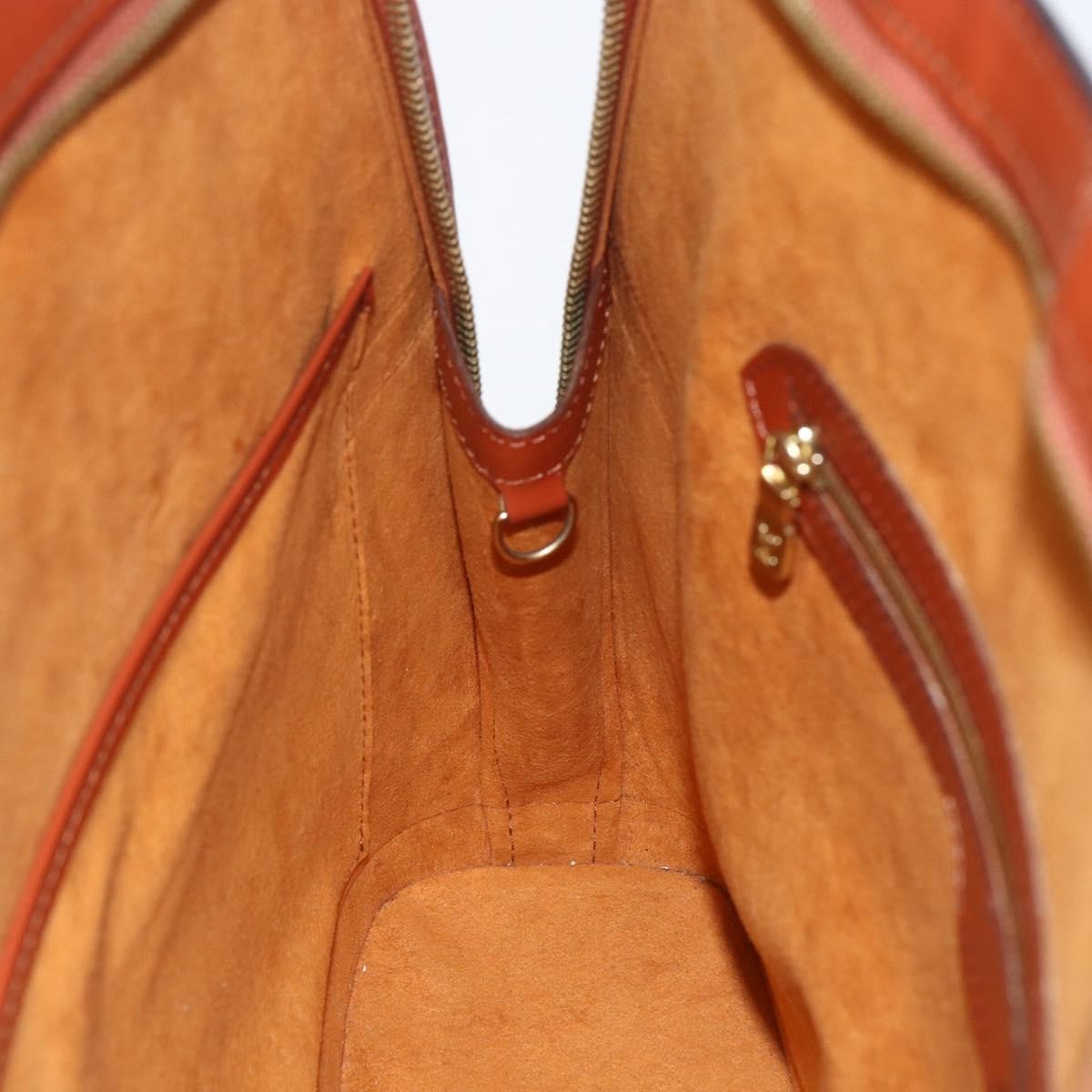 Louis Vuitton Lussac Handbag Epi Leather, BROWN, LEATHER, Shoulder bag