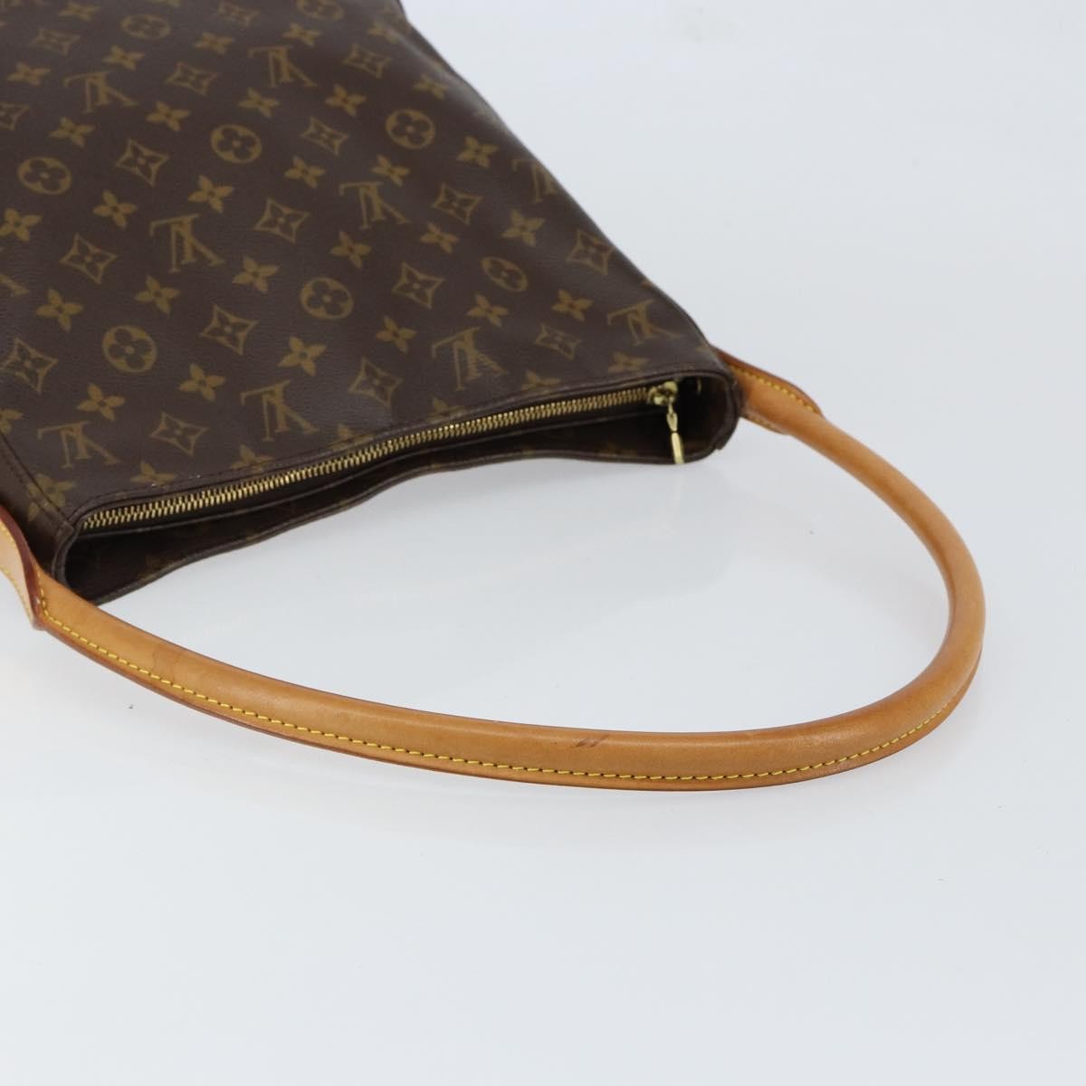 Louis Vuitton Looping Handbag Monogram Canvas, BROWN, CANVAS, Shoulder bag