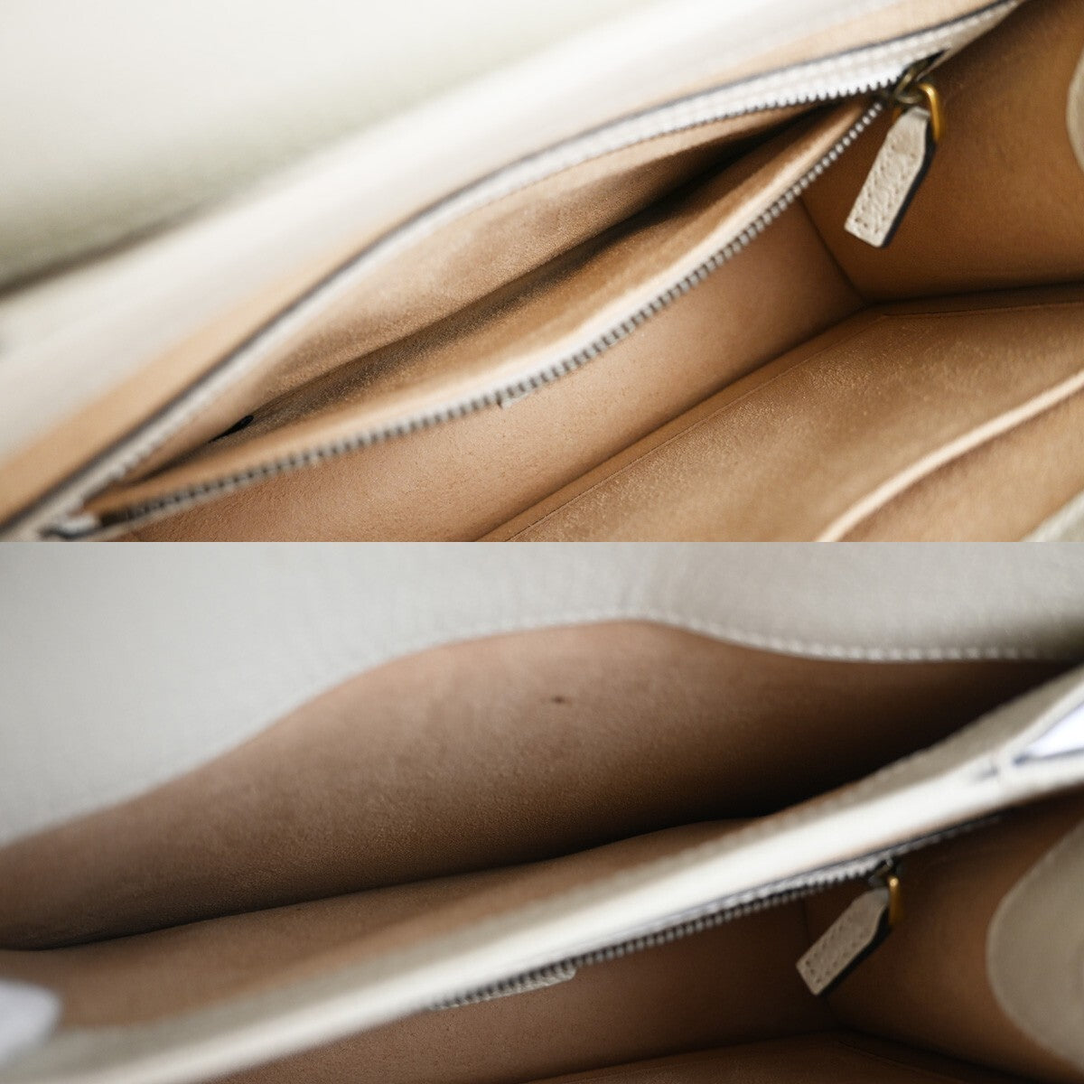 Gucci Queen Margaret Top Handle Bag GG Coated Canvas with Leather, BEIGE, CANVAS, Handbag