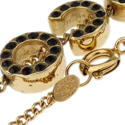 Chanel CC Charm Bracelet Metal with Crystal, GOLD, GOLD_PLATED, Bracelet