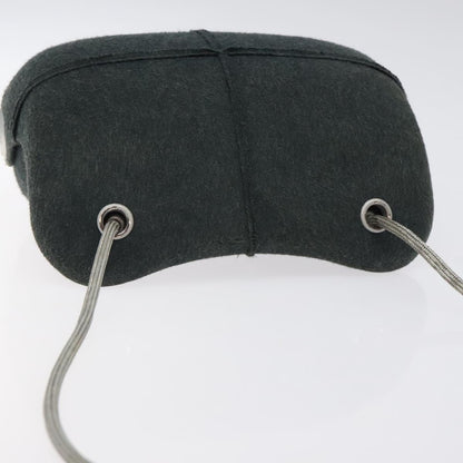 Chanel Millennium Shoulder Bag Felt, GRAY, SYNTHETIC, Shoulder bag