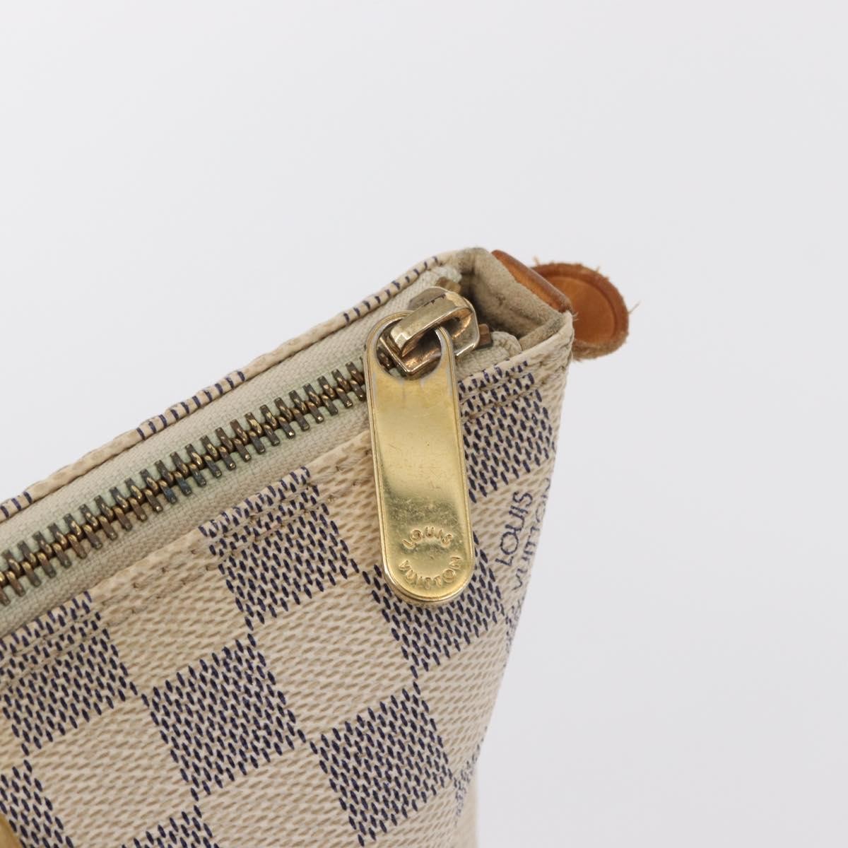Louis Vuitton Saleya Handbag Damier, WHITE, CANVAS, Tote bag