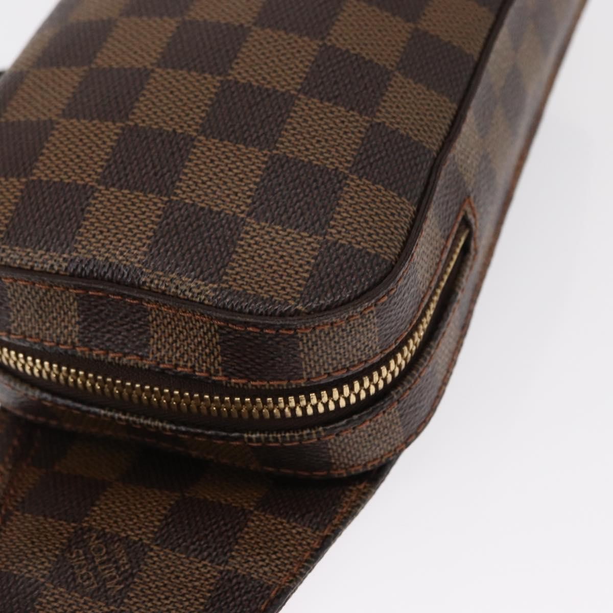 Louis Vuitton Geronimos Waist Bag Damier, BROWN, CANVAS, Shoulder bag