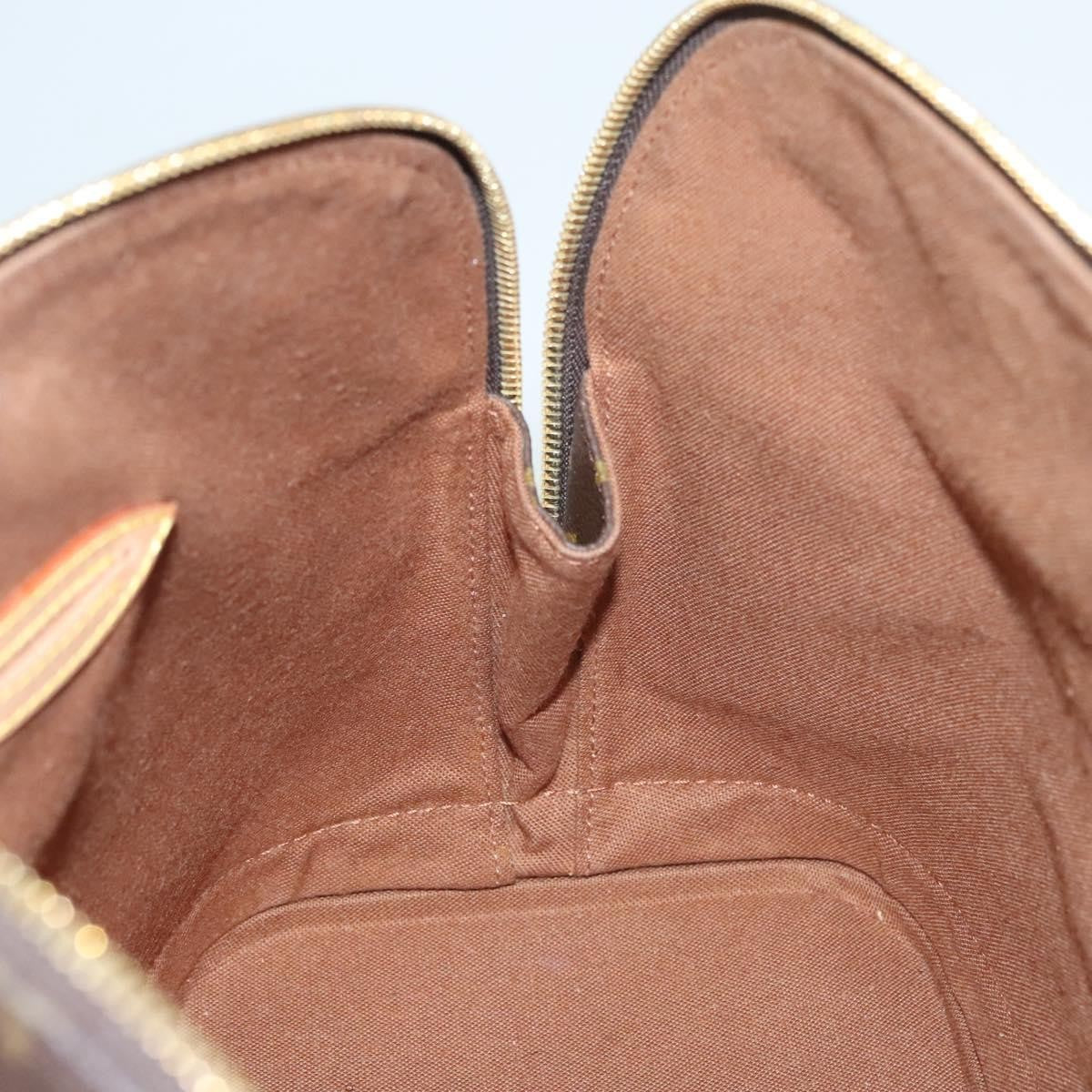 Louis Vuitton Alma Handbag Monogram Canvas, BROWN, CANVAS, Handbag