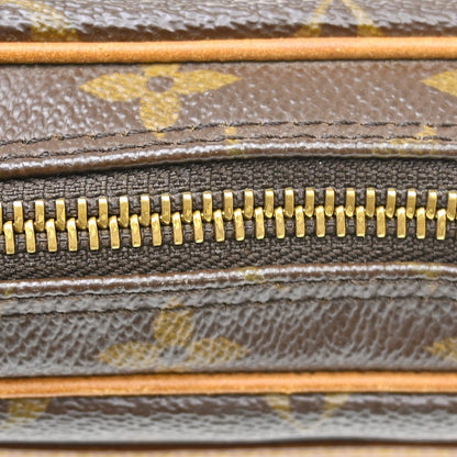Louis Vuitton Marly Dragonne Clutch Monogram Canvas, Brown, Canvas, Clutch