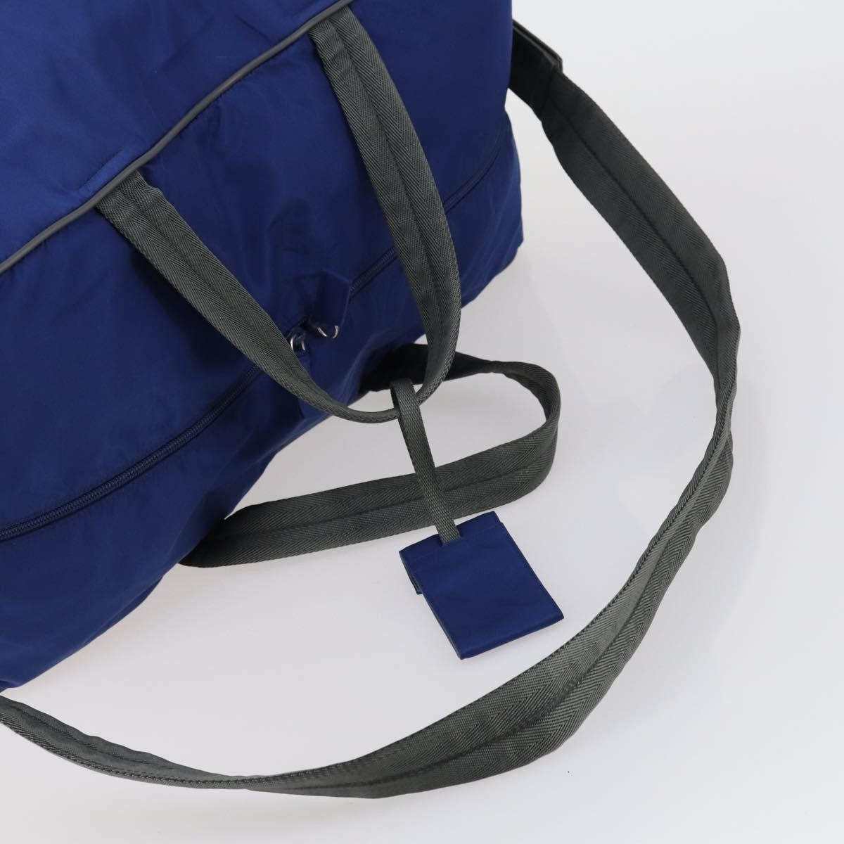 Prada Convertible Weekender Bag Tessuto, BLUE, NYLON, Travel bag
