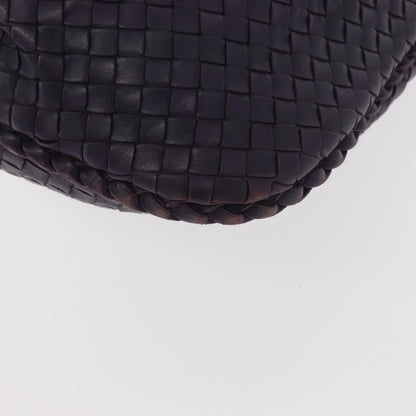 Bottega Veneta Veneta Hobo Pleated Intrecciato Nappa, PURPLE, LEATHER, Shoulder bag