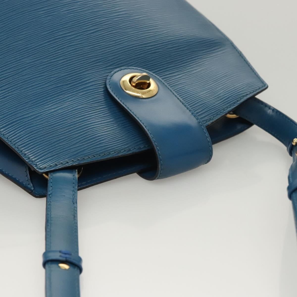 Louis Vuitton Cluny Shoulder Bag Epi Leather, BLUE, LEATHER, Shoulder bag