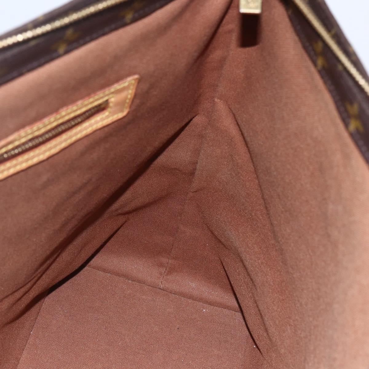 Louis Vuitton Cabas Mezzo Monogram Canvas, BROWN, CANVAS, Tote bag