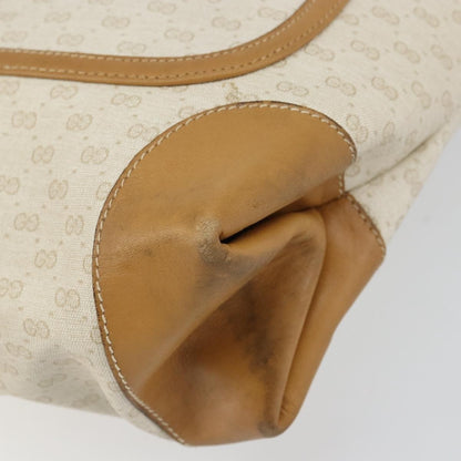Gucci Vintage tote Canvas, WHITE, PVC, Tote bag