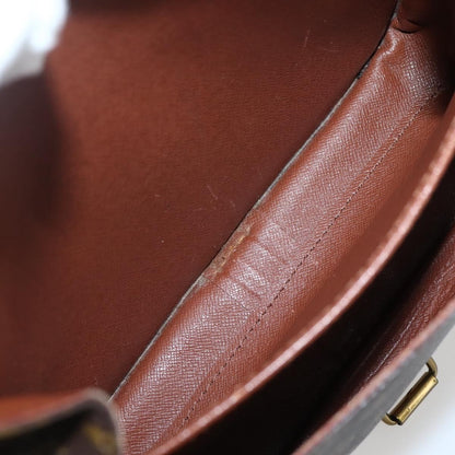 Louis Vuitton Cartouchiere Handbag Monogram Canvas, BROWN, CANVAS, Shoulder bag