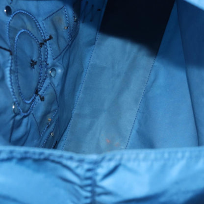 Prada Robot Open Tote Tessuto, BLUE, NYLON, Tote bag