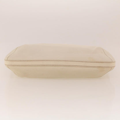 Prada Vintage Shoulder Bag Leather, White, Leather, Shoulder Bag