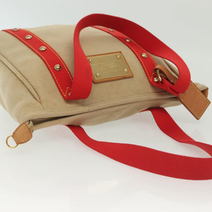 Louis Vuitton Antigua Tote Canvas, BEIGE, CANVAS, Tote bag