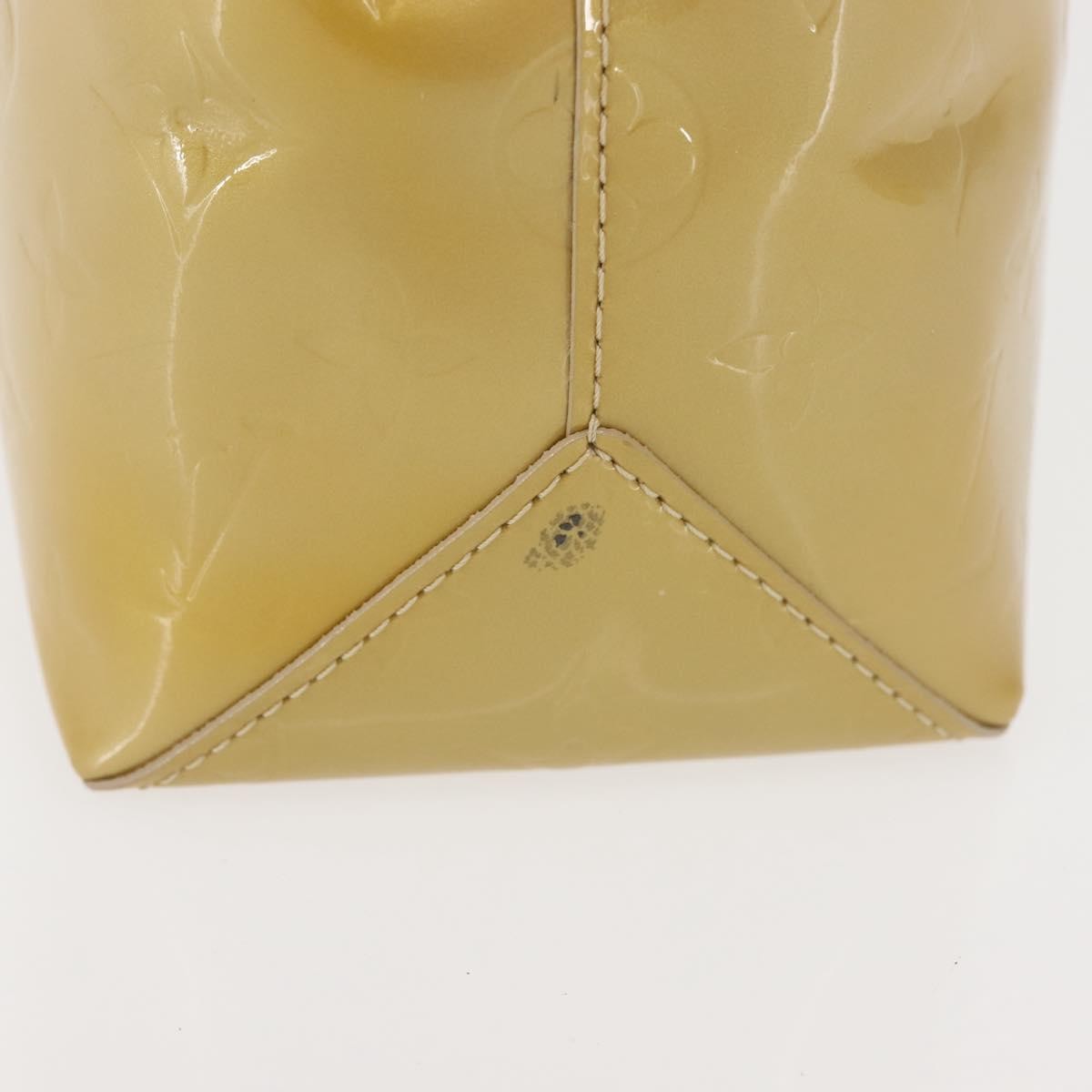 Louis Vuitton Reade Handbag Monogram Vernis, BEIGE, PATENT_LEATHER, Handbag