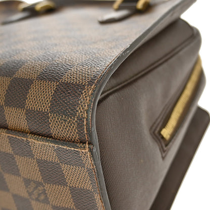 Louis Vuitton Triana Bag Damier, BROWN, CANVAS, Handbag